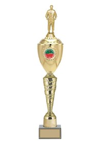 Resim Odak Kupa - Figürlü Kupalar - Judo / Karate Figürlü Kupalar Fg-083 B - 63 Cm Altın - Beyaz 