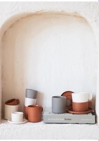 Resim The Mia Cotta Limoges Kahve Fincanı Beyaz 100 Ml 