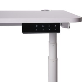 Resim O-Flex Duo Oval Ayak Çift Motorlu Elektrikli Yükseklik Ayarlı Masa - Bambu / Özel Ölçü 