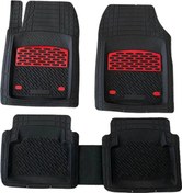 Resim BMW X3 2020 HAVUZLU MAXİ PASPAS SİYAH - KIRMIZI Universal