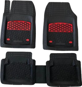 Resim Citroen Nemo 2007 HAVUZLU MAXİ PASPAS SİYAH - KIRMIZI 