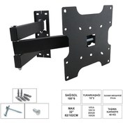 Resim Lcd Askı Aparatı Hareketli Üç Kollu 32 82 102Cm Ufix 