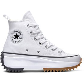 Resim Converse Kadın Sneaker 166799c Run Star Hıke Canvas Platform Beyaz/sıyah Kanvas 