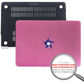 Resim Mcstorey Macbook Pro Kılıf 13 Inç Simli M1-m2 A1706 A1708 A1989 A2159 A2251 A2289 A2338 Ile Uyumlu G1505 