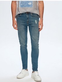 Resim Ltb Dıego X Y Dar Paça Orta Bel Jean Pantolon 010095149016109 4114 Mavi 