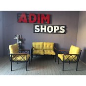 Resim adımshops Balkon-bahçe-kafe,çay Seti,koltuk Takımı,oturma Grubu,ofis Koltuğu MİAMİ YENİ 