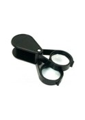 Resim Çift Optik Lens Katlanan Cep Büyüteç 