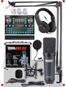Resim markentegra Profesyonel Stüdyo Kayıt Seti: Mikrofon ve Ses Kartı 