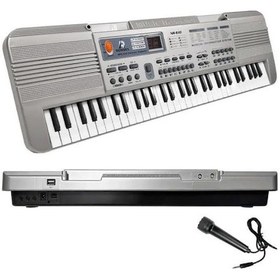 Resim Nr-610 Çocuklar İçin 61 Tuş Usb Mp3 Pilli Mikrofonlu Org 3-12 Yaş 