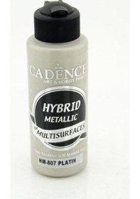 Resim Hybrid Multisurfaces Metalik Boya 120ml H807 Platin No Color 
