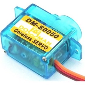 Resim Dm-S0050 Servo Motor Rc Doman Mikro Plastik Dişli 1Kg.Cm Tork 