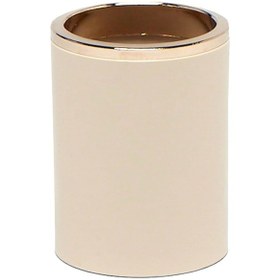 Resim P.nova, Lenox Diş Fırçalık Beyaz-altın Renk Siyah 