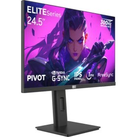 Resim Dragos Elıteseries E245FHD300 1ms Fhd 300Hz 1920x1080 24.5" Freesync G-Sync IPS Pivot Oyuncu Monitörü 
