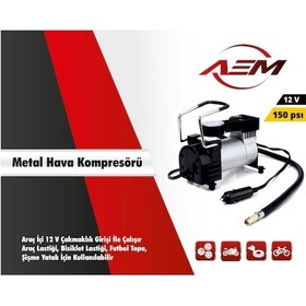 Resim Aempart Hava Kompresörü Metal Gövde 150 Psı Aem19 1505 