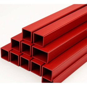 Resim Kutu Profil Demir 40x60x2 Mm Boyalı 2 Mt Kırmızı 