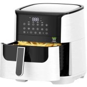 Resim Wıamı 7 Litre Sıcak Hava Fritözü Camlı Airfryer Beyaz 