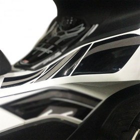 Resim GP Kompozit Honda PCX 125 2021-2024 Uyumlu Yan Pad Gri 