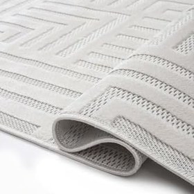 Resim Endülüs Serisi Yumuşak Yüzey Peluş Post Shaggy Çocuk Odası Oturma Odası Salon Mutfak Halısı, ANDALUS-1005A-MOTTO-150X500 