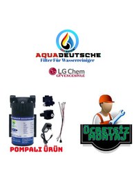 Resim Pompalı Montaj Dahil 12 Litre 7 Filtre 14 Aşama Su Arıtma Cihazı 