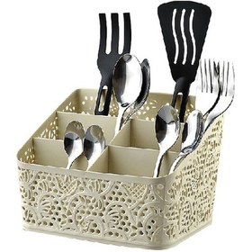 Resim Plastik Dantel Set Üstü Kaşıklık 