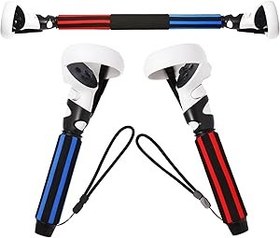 Resim YOCYXYOO VR Handle Attachments for Meta/Oculus Quest 2 Controller Beat Saber Accessories, VR Gorilla Tag Long Arms Grips for Meta Quest 2 BeatSaber Golf Club Baseball and VR Gorilla Tag Games 