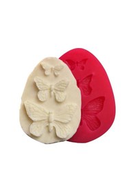 Resim Silikon Kalıp Üç Boy Kelebek Değişken 