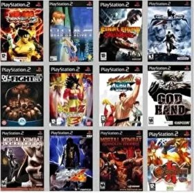 Resim Playstatıon 2 - En Güzel 12 Dövüş Oyunu - Sadece Çipli Cihazlar 