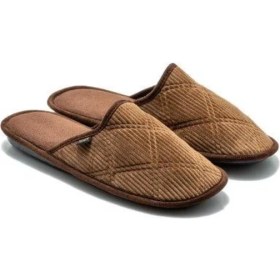 Resim Twigy Roger Erkek Ev Terliği Kahverengi 41/46 AA0479 