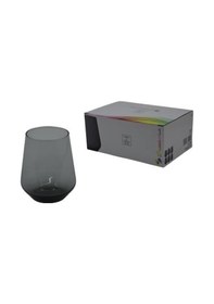 Resim Paşabahçe 41536g Gri Allegra 6 Lı Meşrubat Bardağı 425 Cc 