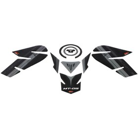 Resim GP KOMPOZİT Gp Kompozit Yamaha Mt-09 2013-2016 Uyumlu Tank Pad Seti Siyah 