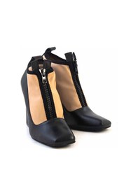 Resim Mocassini Kadın Topuklu Ayakkabı 521 Si̇Yah 