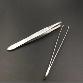 Resim Xolo Metalik Gri Klasik Düz Uçlu Kaydırmaz Cımbız XLC505 