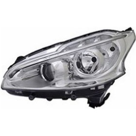 Resim Peugeot 208 Ön Far Elektrikli Motorlu Led Gündüz Farlı Sol 2012-2015 1609697180 