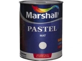 Resim Marshall Pastel Mat Beyaz Boya 2.5lt 