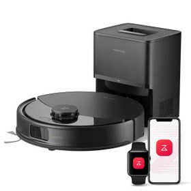 Resim Roborock Q8 Max Pro Plus Çöp İstasyonlu Robot Süpürge-Siyah 