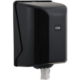 Resim Omnipazar Vialli OG1B İçten Çekmeli Kağıt Havlu Dispenseri Siyah 