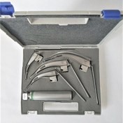 Resim Archer Fiber Optik Laringaskop Seti Flexi Zor Entübasyon 4 Blade 