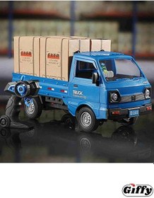 Resim Uzaktan Kumandalı Rc Kamyonet ,yük Taşıma Aracı ,sesli ,ışıklı ,şarjlı , Pil Hediyeli ,2.4 Ghz Araç Mavi 