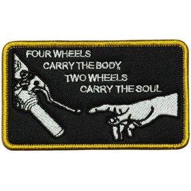 Resim Ex Patch Motosiklet Tutkusu Morel Nakış Peç Patch 10 X 6 Cm 
