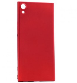 Resim Sony Xperia XA1 Yumuşak Rubber Kılıf Kırmızı 