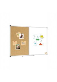 Resim Cengo 60x90 Cm Çift Fonksiyonlu Aluminyum Çerçeve Yazı Tahtası Beyaz 