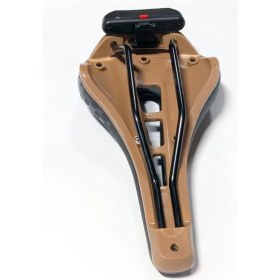 Resim Heugers Mtb Freeride Sele Kahverengi – Hava Kanallı 135X265 mm Dayanıklı Abs Tabanlı + Şarjlı Arka Işık Hediyeli 