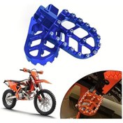 Resim Hightower Alaşım Honda Crf50 Xr50 Crf70 Xr70 Crf110 Pit Bisikletleri İçin Mavi Motosiklet Pedalı 