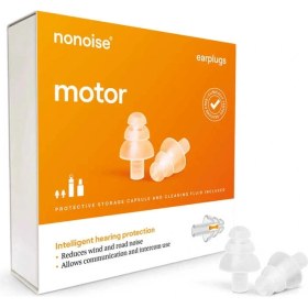 Resim Nonoise Nonoıse Moto Kulak Tıkacı Şeffaf 