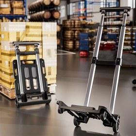 Resim Çok Amaçlı Katlanabilir Araba - Sessiz, Kalınlaştırılmış Tasarım Ev, Depo & Süpermarket Kullanımı İçin - Gri, Sarı, Krem Renklerde Mevcut 