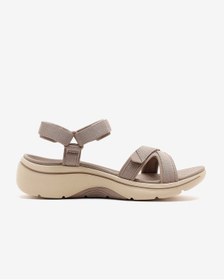 Resim Skechers Go Walk Arch Fıt 2.0 Sandal Kadın Bej Sandalet 140876 Tpe Bej 