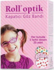 Resim Roll Optik Kız Kapatıcı Göz Bandı 20 Adet 