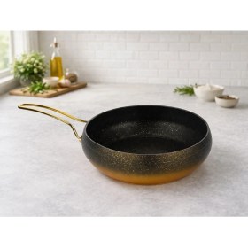 Resim Lavonni Caldora 26 Cm Gold Saplı Güveç Tava Yanmaz Yapışmaz 