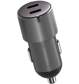 Resim Aludrive D60 66w 2 Adet 33w Type-c Çıkışlı Alüminyum Araç İçi Şarj Aleti - Koyu Gri 