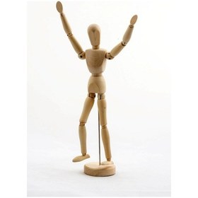 Resim Ahşap Robot Model 3 - 9034317238284do 